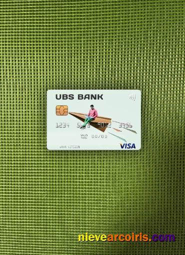 USA UBS Bank visa card photolook